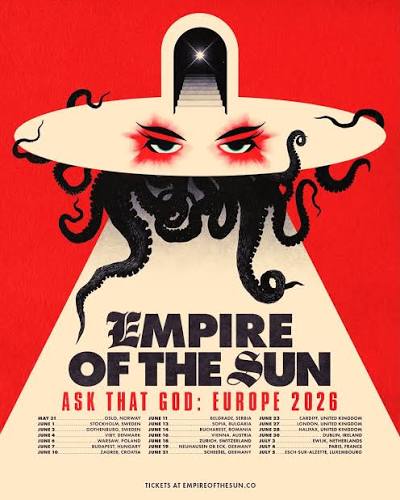 Empire Of The Sun 2026 tour poster